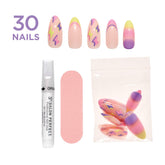 SALON PERFECT NAIL 211 MODERN NOSTALGIA NEON LIGHTNING outside of packaging